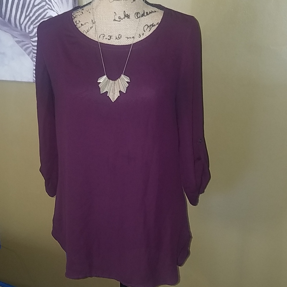 Beautiful plum blouse